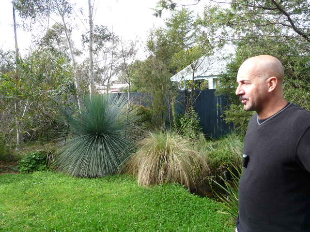 John Westbury in Link Up garden